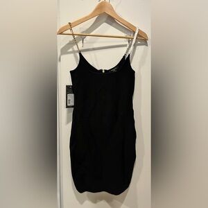 Marciano Chic Black Camisole with Gold Accents